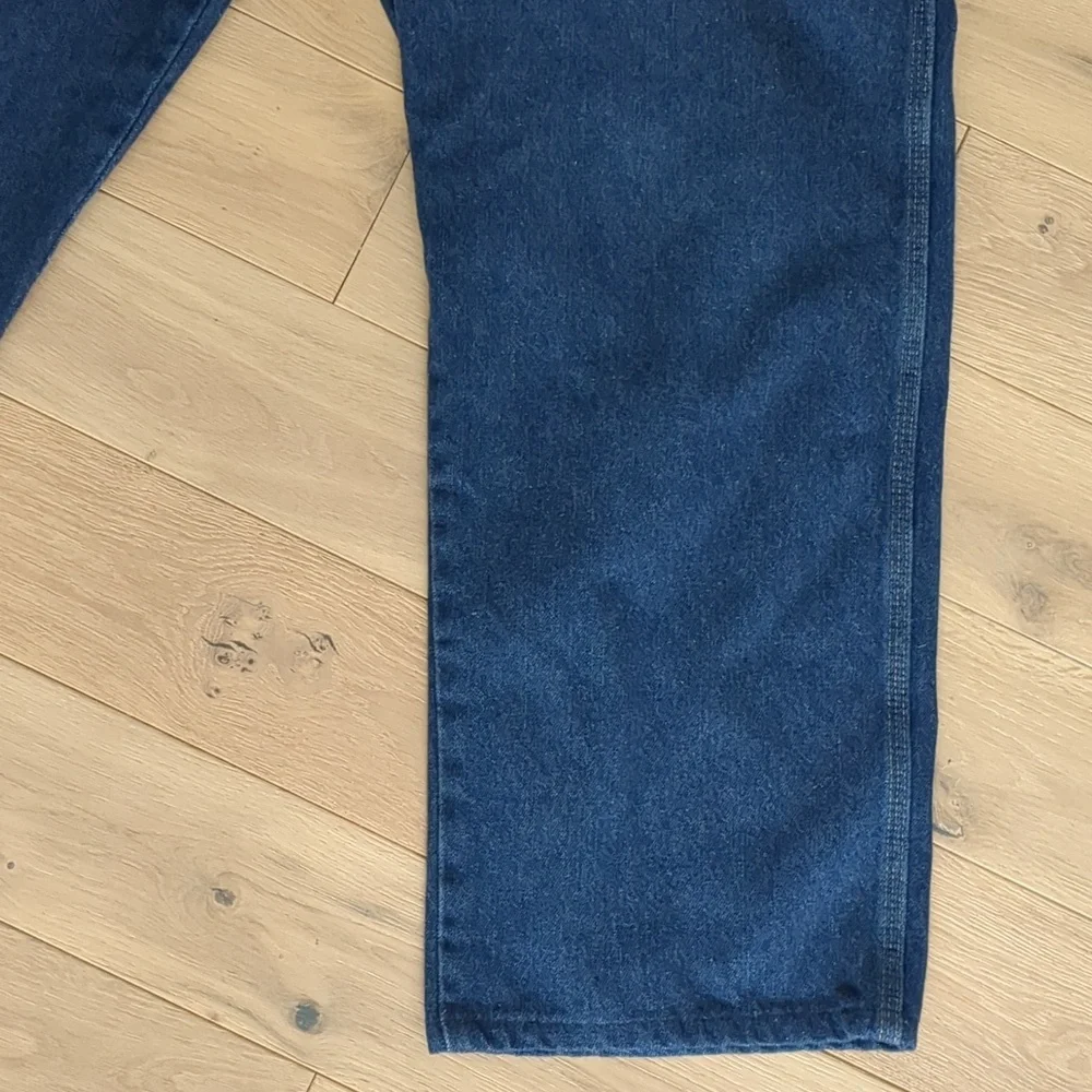 46x29 Dickies Blue Denim Jeans Casual Basic Quality Heavy Duty Carpenter